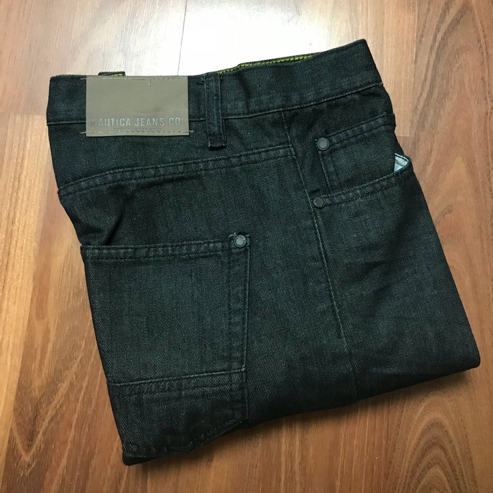 Nautica Black Jeans. Size 14 - Picture 3 of 6